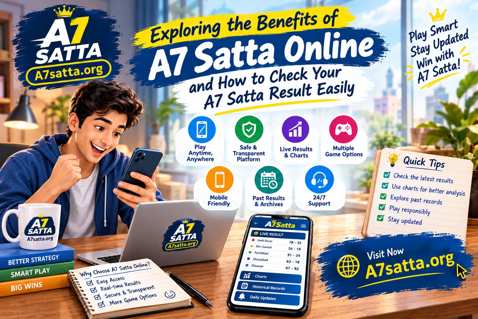 Exploring the Benefits of A7 Satta Online and How to Check Your A7 Satta Result Easily